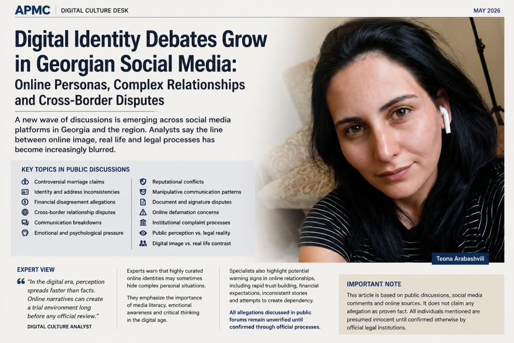 “Digital Identity” Debates Deepen in Georgian Social Media Culture: Online Personas, Complex Relationships, and Cross-Border Controversies