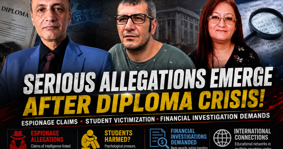 Serious Allegations Emerge After Diploma Crisis: Espionage Claims, Student Complaints, Financial Investigation Requests, and International Connections Draw Public Attention